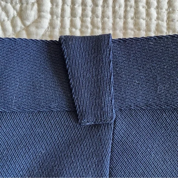 RARE EUC Ralph Lauren Blue Label navy wool equestrian style midi skirt